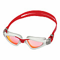 Schwimmbrille Aqua Sphere KAYENNE Titan. Spiegelglas rot