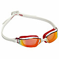 Titan-Schwimmbrille Aqua Sphere XCEED RED gespiegelt. Linse - Schwarz