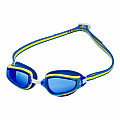 Schwimmbrille Aqua Sphere FASTLANE BLUE LENS - Blau/Gelb