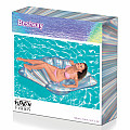 Aufblasbare Luftmatratze BESTWAY 43414 „IRIDESCENT SHELL“, 185 x 114 cm, perlmuttfarben