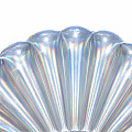 Aufblasbare Luftmatratze BESTWAY 43414 „IRIDESCENT SHELL“, 185 x 114 cm, perlmuttfarben