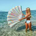 Aufblasbare Luftmatratze BESTWAY 43414 „IRIDESCENT SHELL“, 185 x 114 cm, perlmuttfarben