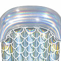 Aufblasbare Luftmatratze BESTWAY 43413 „IRIDESCENT MERMAID TAIL“, 193 x 101 cm, perlmuttfarben