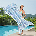Aufblasbare Luftmatratze BESTWAY 43413 „IRIDESCENT MERMAID TAIL“, 193 x 101 cm, perlmuttfarben