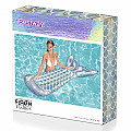Aufblasbare Luftmatratze BESTWAY 43413 „IRIDESCENT MERMAID TAIL“, 193 x 101 cm, perlmuttfarben