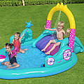 Aufblasbarer Pool Bestway 53097 MAGICAL UNICORN CARRIAGE 274 x 198 x 137 cm