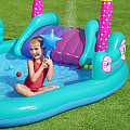 Aufblasbarer Pool Bestway 53097 MAGICAL UNICORN CARRIAGE 274 x 198 x 137 cm