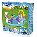 Aufblasbarer Pool BESTWAY 53097 „MAGICAL UNICORN CARRIAGE“, 274 x 198 x 137 cm