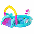 Aufblasbarer Pool Bestway 53097 MAGICAL UNICORN CARRIAGE 274 x 198 x 137 cm