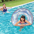 Aufblasbarer Ring Bestway 36240 IRISIERENDER SCHWIMMRING 107 cm Perle