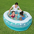 Aufblasbarer Pool BESTWAY 52489 „SPARKLE SHELL KIDDIE POOL“, 150 x 127 x 43 cm