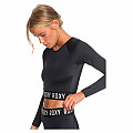 Damen-Lycra-Shirt Roxy FITNESS CROP, langärmelig - Ausverkauf