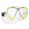Maske Scubapro SYNERGY TWIN TRUFIT –transparentes-Silikon - gelb